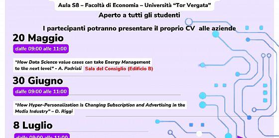 How Data Science value cases can take Energy Management to the next level - 20 MAGGIO - SALA DEL CONSIGLIO