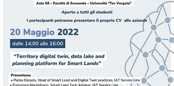 Territory digital twin, data lake and planning platform for Smart Lands