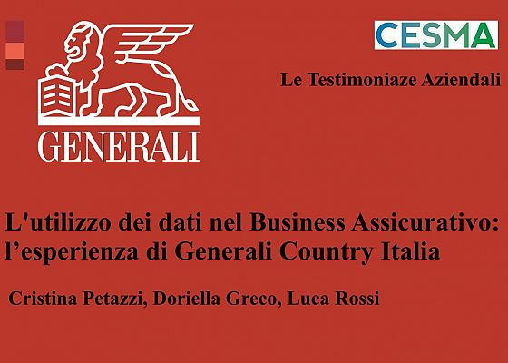 Testimonianza Aziendale di Generali